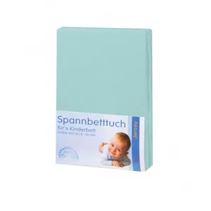 Zöllner Zöllner Spannbetttuch Jersey Mint 70x140cm pas cher