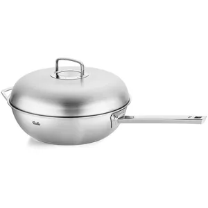 Fissler Wok Profi Collection Original avec Couvercle en Métal 32 cm pas cher