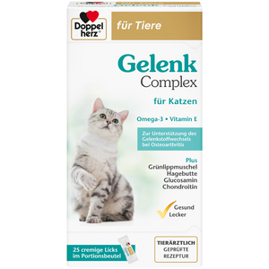 Comparateur de prix : 50x10g Doppelherz Gelenk Complex pour chats Aliment complémentaire pou...