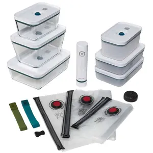 Zwilling La Mer Fresh&save Set D'aspirateurs Verre/Plastique 16 Pièces