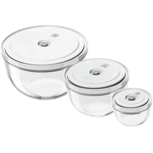 Boîte hermétique ZWILLING 3 bols en verre avec couvercle S-M-L pas cher