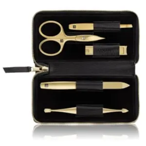 Comparateur de prix : Zwilling Set de manucure Premium 5 pcs. en noir Leder, in Schwarz Kit manicure 1 art.