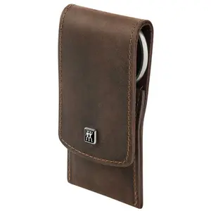 ZWILLING Etui de Poche en Cuir Pleine Fleur Marron, 3 Pièces Twinox® Mountain pas cher
