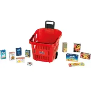 KLEIN Panier de courses a roulettes garni My Market - 7256 - Des 2 ans pas cher