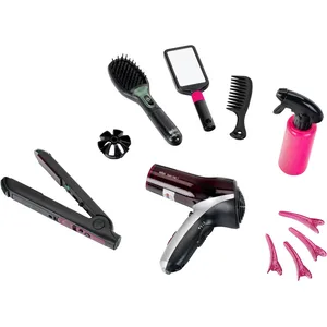Klein - Mega Set De Coiffure Braun Satin Hair 7 Pour Enfant Noir