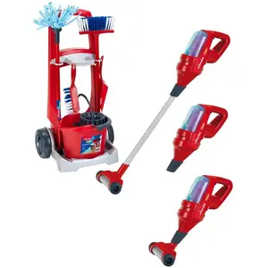 Comparateur de prix : Klein Toys Klein Toys "Vileda - Chariot De Ménage + Aspirateur ""Upright"" 3en1