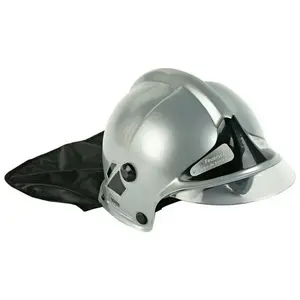 Comparateur de prix : Casque de pompier gris avec visière escamotable et protège nuque - KLEIN - 8902