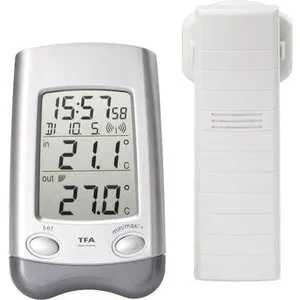 Comparateur de prix : Thermomètre sans fil - TFA - Intérieur/Extérieur - 868 MHz - -9,9 à +59,9 °C - 100 m portée