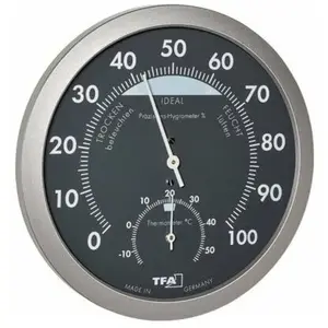 Comparateur de prix : Thermo-hygromètre TFA 45.2043.51 anthracite, argent
