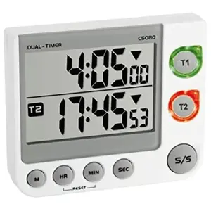 Comparateur de prix : TFA 38.2025 Minuteur électronique double affichage