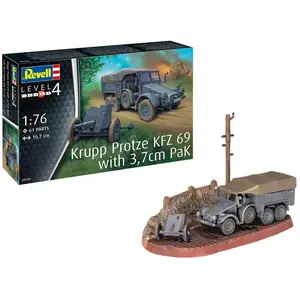 Comparateur de prix : Revell Maquette Camion militaire Krupp Protze KFZ 69 avec plaque diorama