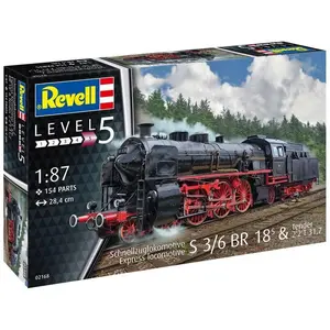 Revell Maquette Model Set : Loco train rapide S3/6 BR18 mit Tende 1:87 pas cher