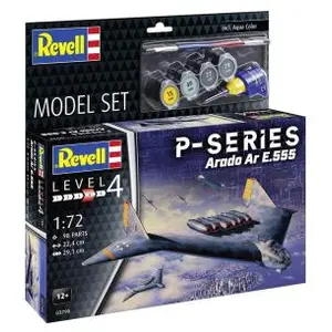 Maquette Revell Model Set Arado Ar E.555 - P-Series 1/72 - Maquette d'avion - RV-63790 pas cher