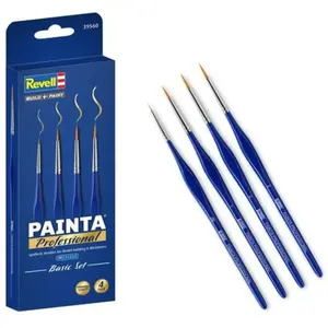 Pinceaux de peinture professionnels : kit de base taille 00, 1, 2, 3
