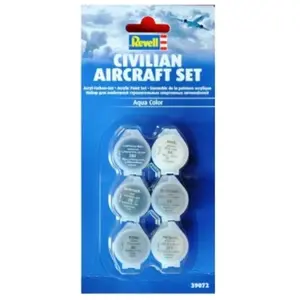 Set de peintures aviation civile revell