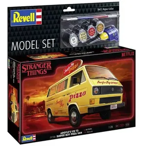 Revell Maquette Model Set : Van Stranger Things - VW T3 Bus Surfer Boy pas cher