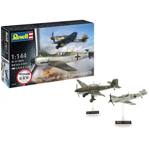 Comparateur de prix : Revell Maquettes Avions : Starter Kit : Messerschmitt Bf109E et Ju87B Stuka