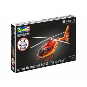 Revell Maquette hélicoptère : Airbus Helicopters EC135 Air Glaciers - Starter Kit
