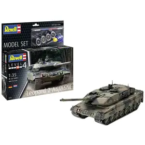 Maquette Revell Model Set Leopard 2 A6/A6NL  1/35  - Maquette militaire  - 63281 