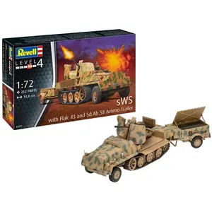 Comparateur de prix : Revell Maquette véhicule militaire : sWS mit Flak-Aufbau als Sfl. mit 3,7cm Flak 43