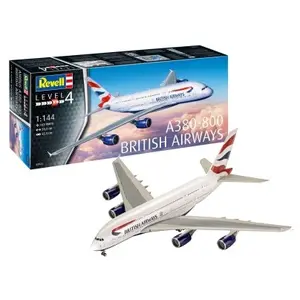 Comparateur de prix : Revell kit modèle A380-800 British Airways 1:144 blanc 163 pièces