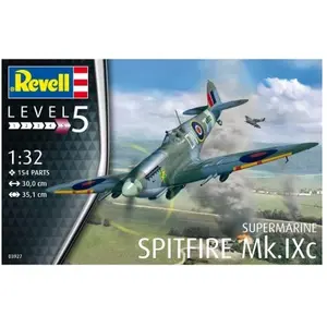 Comparateur de prix : Revell kit modèle Spitfire Mk.IXC 1:32 vert 154 pièces