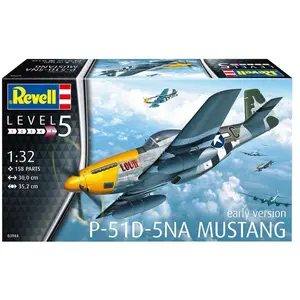 Comparateur de prix : Revell kit modèle P-51D Mustang 1:32 vert 158 pièces