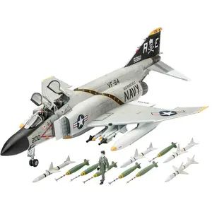 Comparateur de prix : Revell kit modèle F-4J Phantom II 1:72 vert 85 pièces