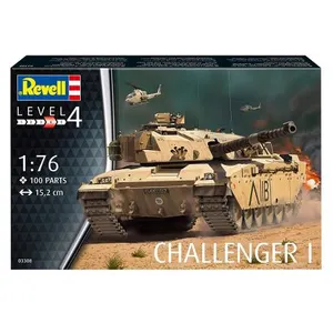 Revell 03308 modèle Kit, Char 1 : 76 Challenger, Niveau 4, orginalge...