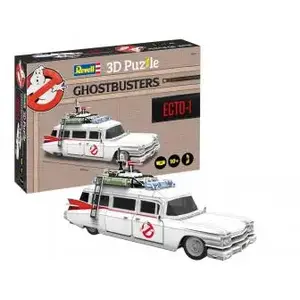 Comparateur de prix : Puzzle 3D - REVELL - Ghostbusters Ecto-1 - Cinéma et publicité - Blanc - Adulte