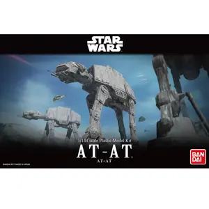 Bandai Wars-AT-AT-Bandai-01205 Star Wars Stormtrooper Maquette, 1205, gris, 1/144