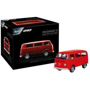 Revell Maquette CALENDRIER DE L'AVENT VOLKSWAGEN T2 BUS Rouge 1/24 pas cher