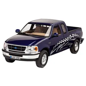 Revell kit de modèles 1'97 Ford F-150 XLT:25 bleu 116-pièce pas cher