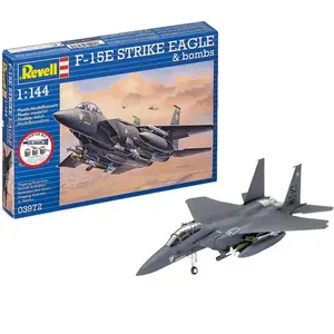 Comparateur de prix : Maquette avion : Kit de démarrage  : F-15E Strike Eagle et bombs