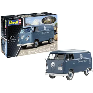 Comparateur de prix : Maquette Revell VW T1 Panel Van - 75 Years of the VW T1  1/16  - Maquette de voiture  - RV-07742 