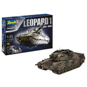 Comparateur de prix : Maquette char Coffret cadeau : Leopard 1 A1A1-A1A4 - REVELL - 270 pièces - Plastique