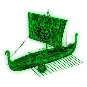 Revell maquette de bateau Viking bateau fantôme 38,5 cm vert 131-pièce pas cher