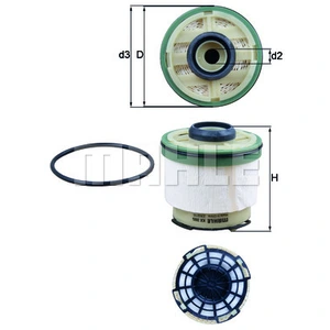 KNECHT FILTER Filtre à carburant pour FORD: Ranger (Ref: KX 385D) pas cher