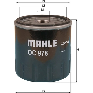 Comparateur de prix : Filtre à huile, 76 mm MAHLE, par ex. pour Dacia, Mercedes-Benz, Renault, Nissan, Infiniti