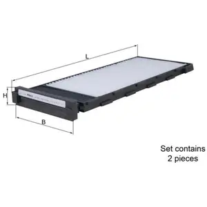 Comparateur de prix : Mahle KNECHT FILTER Filtre d'habitacle pour NISSAN: Patrol (Ref: LA 932/S)