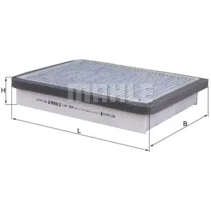 Filtre, air de l'habitacle LAK 658 Mahle LAK658 pas cher