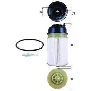 KNECHT FILTER Filtre à carburant (Ref: KX 406D) pas cher