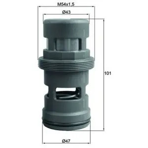 Comparateur de prix : MAHLE Aftermarket Thermostat, refroidissement d'huile (Ref: TO 18 114)