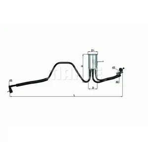 KNECHT FILTER Filtre à carburant pour CHRYSLER: Grand Voyager & DODGE: Caravan (Ref: KL 544) pas cher