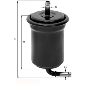 Mahle KNECHT FILTER Filtre à carburant pour SUZUKI: Grand Vitara (Ref: KL 523) pas cher