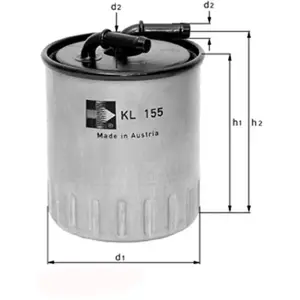 Mahle Filtre à carburant KNECHT KL 313 - Réf. KNEKL 313 pas cher