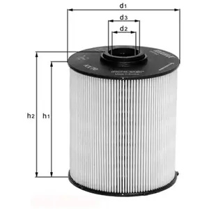Mahle KNECHT FILTER Filtre à carburant pour AUDI: A2 (Ref: KX 86/1D)