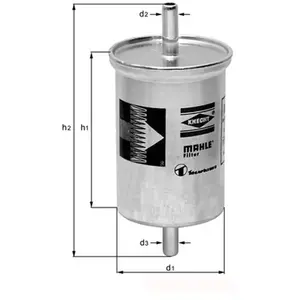 MAHLE Filtre à carburant KNECHT KL 2 - Réf. KNEKL 2 pas cher