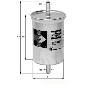 Knecht Filtre à carburant, 75 mm MAHLE, par ex. pour VW, Skoda, Audi, Seat, Bentley, UAZ pas cher