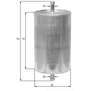 Filtre à carburant, 54,5 mm MAHLE, par ex. pour Jaguar, Saab, VW, Seat, Skoda, Audi pas cher